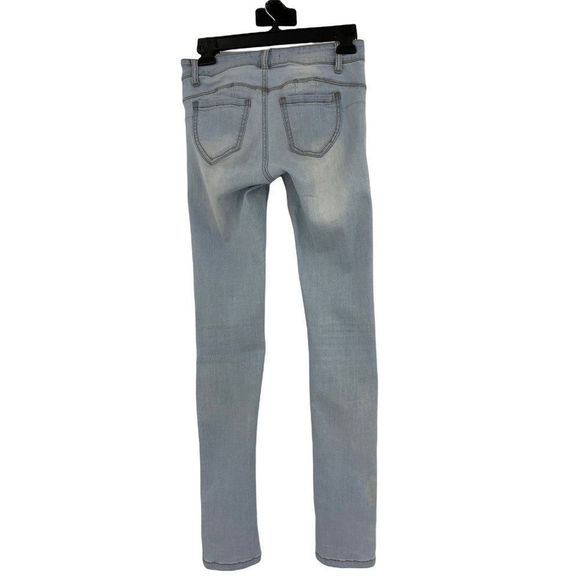 Womens Wax Jeans Size 1 Jr Super Skinny 0427 Light Wash Stretch - Picture 4 of 6